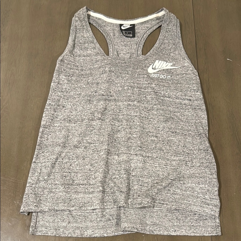 Nike Women's Gray Racerback Tank Top